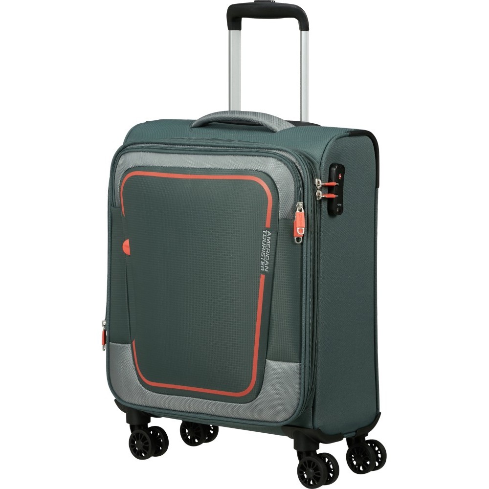 American Tourister Pulsonic Spinner Cabin Case 55cm 146516-1257 Πράσινη Travel Items