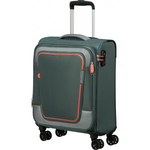American Tourister Pulsonic Spinner Cabin Case 55cm 146516-1257 Πράσινη Travel Items