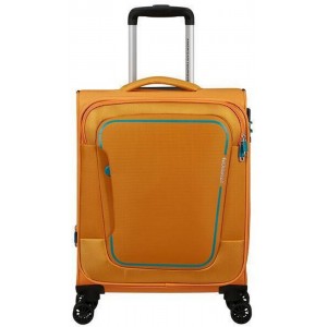 American Tourister Pulsonic Spinner Cabin Case 55cm 146516-1843 Πορτοκαλί
