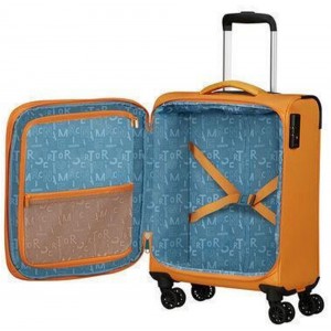 American Tourister Pulsonic Spinner Cabin Case 55cm 146516-1843 Πορτοκαλί