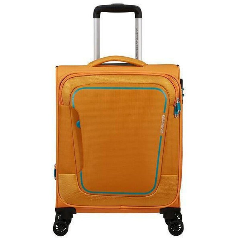 American Tourister Pulsonic Spinner Cabin Case 55cm 146516-1843 Πορτοκαλί American tourister
