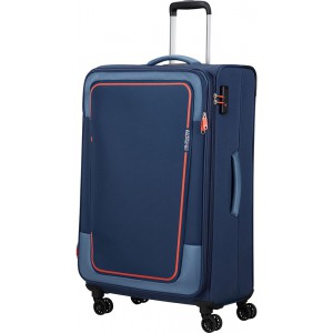 American Tourister 146518-6636 Pulsonic Spinner Exp Μεγάλη Βαλίτσα 81cm Combat Navy Είδη ταξιδιού