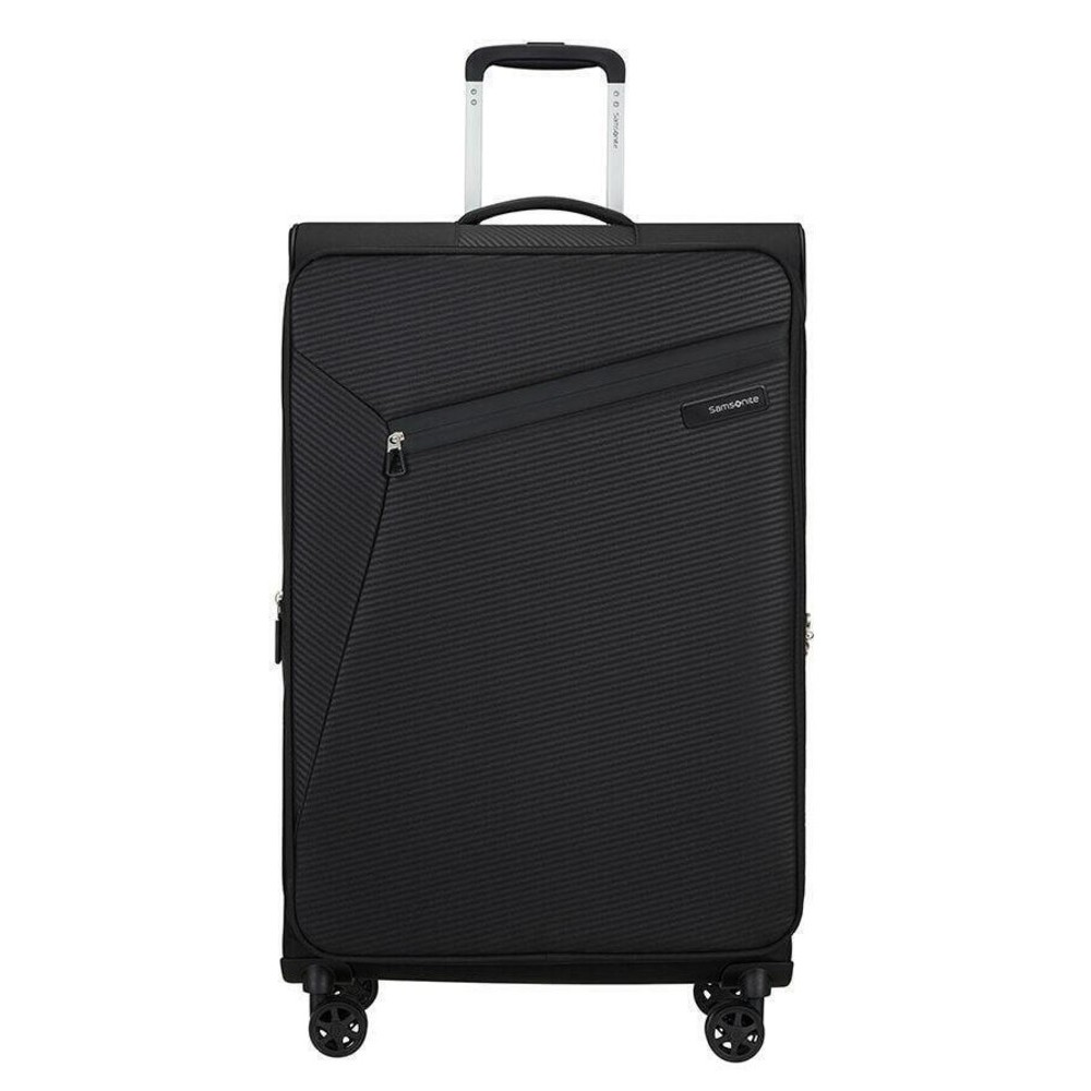Samsonite 146854-1041 Litebeam Spinner Expandable Μεγάλη Βαλίτσα Ταξιδίου 77cm Μαύρη Είδη ταξιδιού