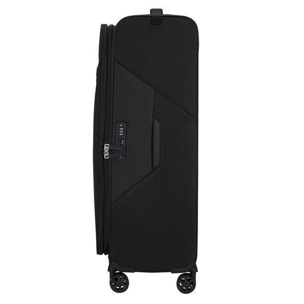 Samsonite 146854-1041 Litebeam Spinner Expandable Μεγάλη Βαλίτσα Ταξιδίου 77cm Μαύρη Είδη ταξιδιού