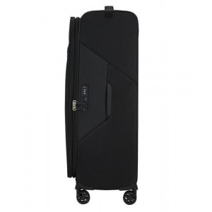 Samsonite 146854-1041 Litebeam Spinner Expandable Μεγάλη Βαλίτσα Ταξιδίου 77cm Μαύρη Είδη ταξιδιού