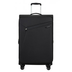 Samsonite 146854-1041 Litebeam Spinner Expandable Μεγάλη Βαλίτσα Ταξιδίου 77cm Μαύρη Είδη ταξιδιού