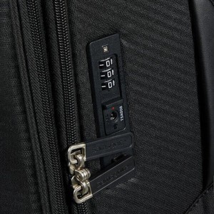 Samsonite 146854-1041 Litebeam Spinner Expandable Μεγάλη Βαλίτσα Ταξιδίου 77cm Μαύρη Είδη ταξιδιού