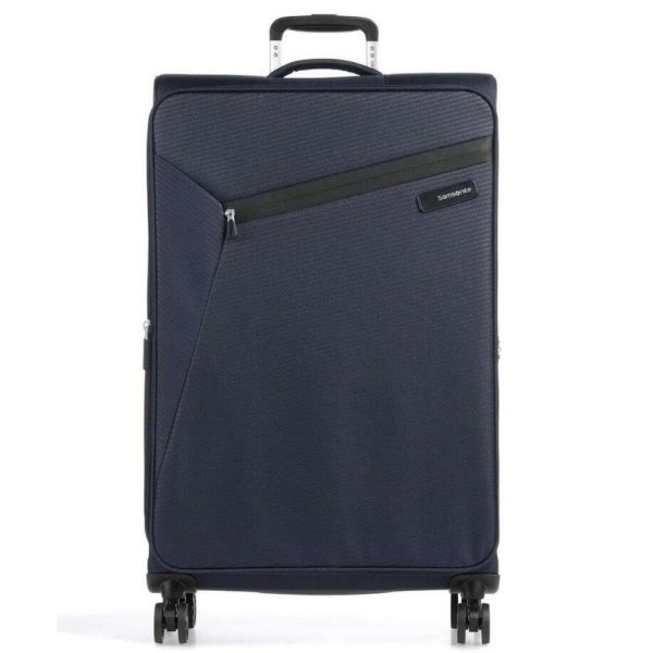 Samsonite 146854-1549 Litebeam Spinner Expandable Μεγάλη Βαλίτσα Ταξιδίου 77cm Μπλε