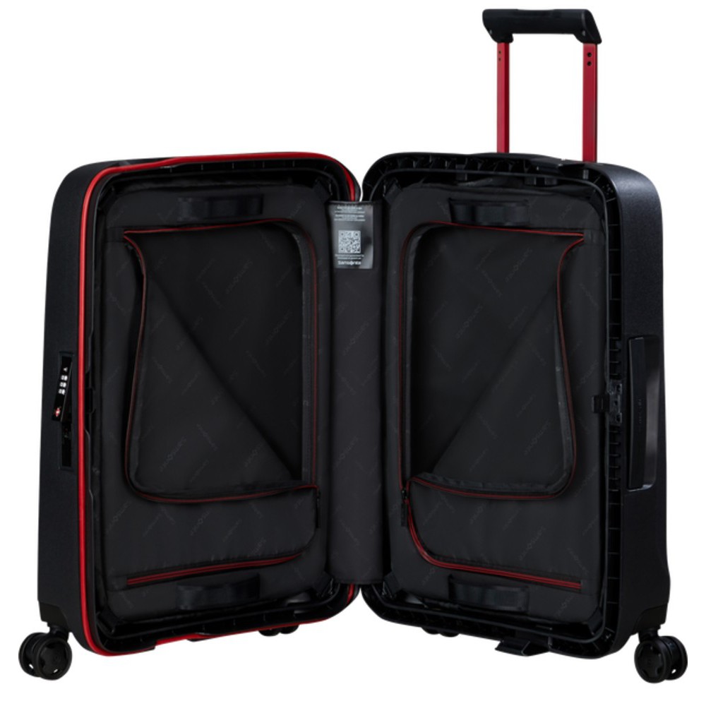 Samsonite 146909-1186 Essens Βαλίτσα Καμπίνας 55εκ Ανθρακί-Κόκκινο Είδη ταξιδιού