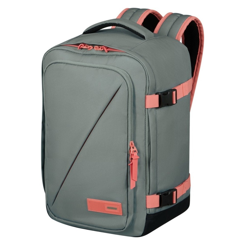 American Tourister 149174-A635 Casual Backpack Sage/Coral Γκρι Travel Items