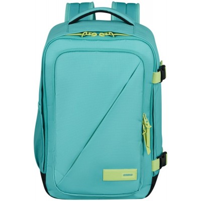 American Tourister 149174-A647 Casual Backpack Dusty Turquoise/Lime Γαλάζιο