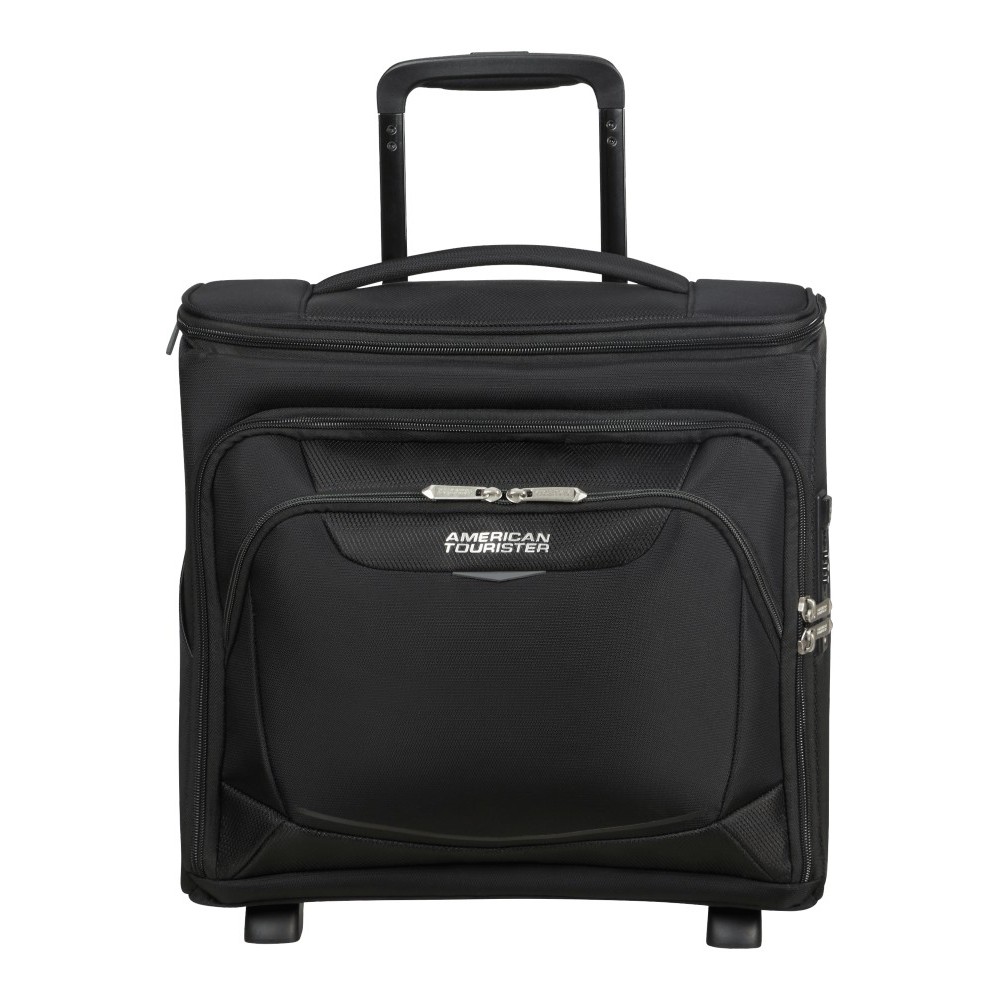 American Tourister 152552-1041 SummerRideUderseater EXP Βαλίτσα Καμπίνας Μαύρη