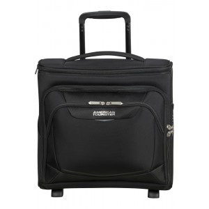 American Tourister 152552-1041 SummerRideUderseater EXP Βαλίτσα Καμπίνας Μαύρη