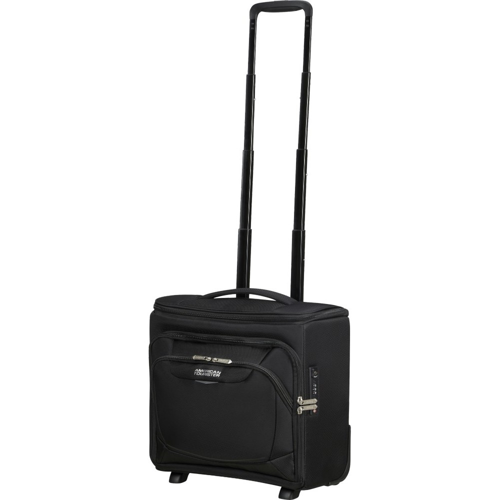 American Tourister 152552-1041 SummerRideUderseater EXP Βαλίτσα Καμπίνας Μαύρη