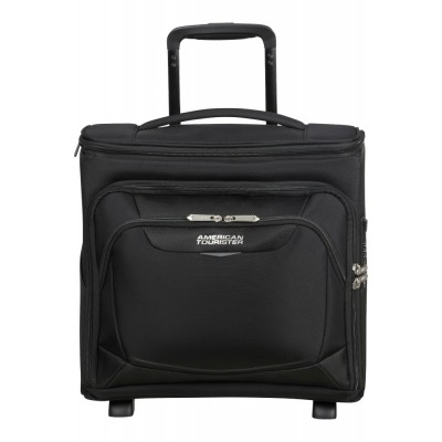 American Tourister 152552-1041 SummerRideUderseater EXP Βαλίτσα Καμπίνας Μαύρη