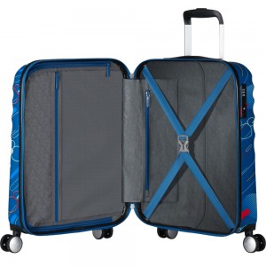 American Tourister 152579-9845 Disney Wavebreaker Mickey Cabin Suitcase 55cm Blue Travel Items