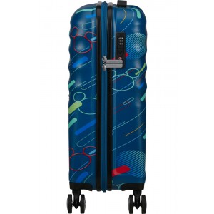 American Tourister 152579-9845 Disney Wavebreaker Mickey Cabin Suitcase 55cm Blue Travel Items