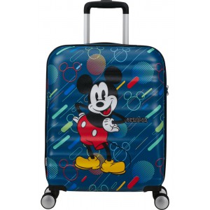 American Tourister 152579-9845 Disney Wavebreaker Mickey Cabin Suitcase 55cm Blue Travel Items