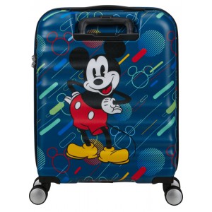 American Tourister 152579-9845 Disney Wavebreaker Mickey Cabin Suitcase 55cm Blue Travel Items