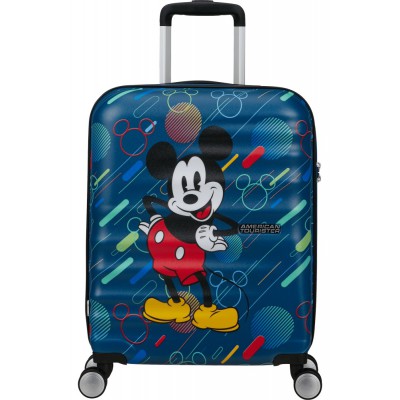 American Tourister 152579-9845 Disney Wavebreaker Mickey Cabin Suitcase 55cm Blue