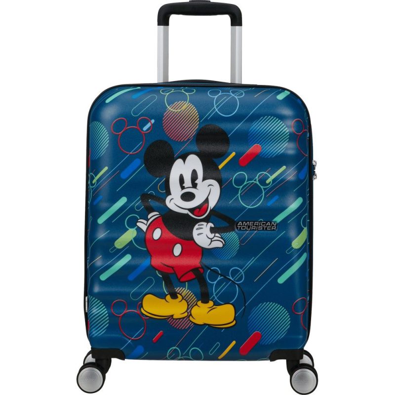 American Tourister 152579-9845 Disney Wavebreaker Mickey Βαλίτσα Καμπίνας 55cm Μπλε American tourister