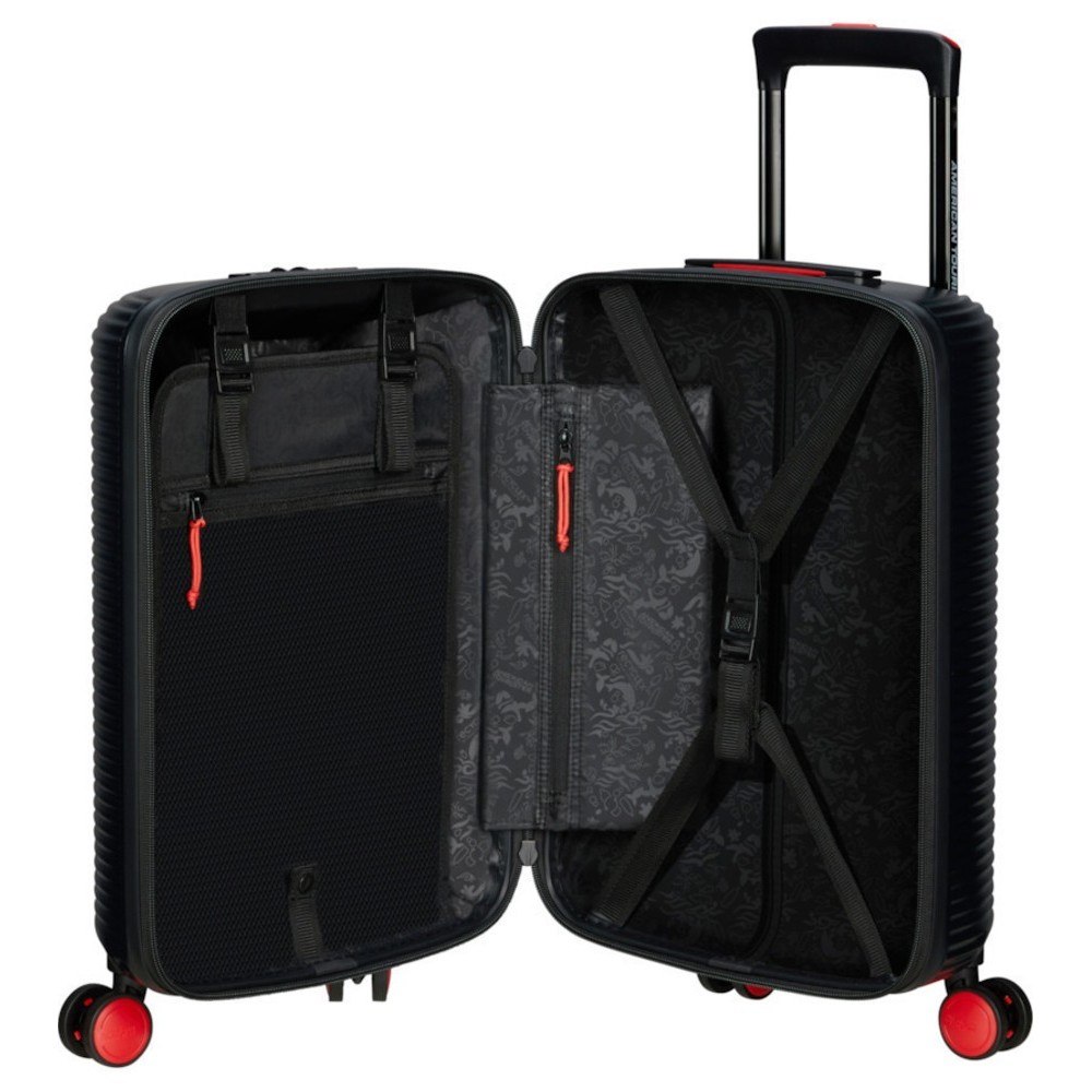 American Tourister 152970-1073 Rollio Cabin luggage Βαλίτσα Καμπίνας 52cm Μαύρη