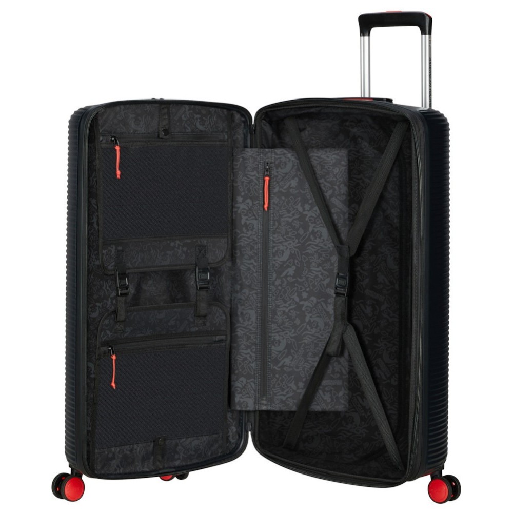 American Tourister 152971-1073 Rollio Μεγάλη Βαλίτσα 75cm Μαύρη