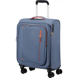 American Tourister 157365-E612 Βαλίτσα Καμπίνας 55εκ. Stone Blue Είδη ταξιδιού