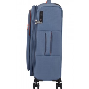 American Tourister 157366-E612 Cloudrider Spinner Exp Μεσαία Βαλίτσα 67cm Stone Blue Travel Items