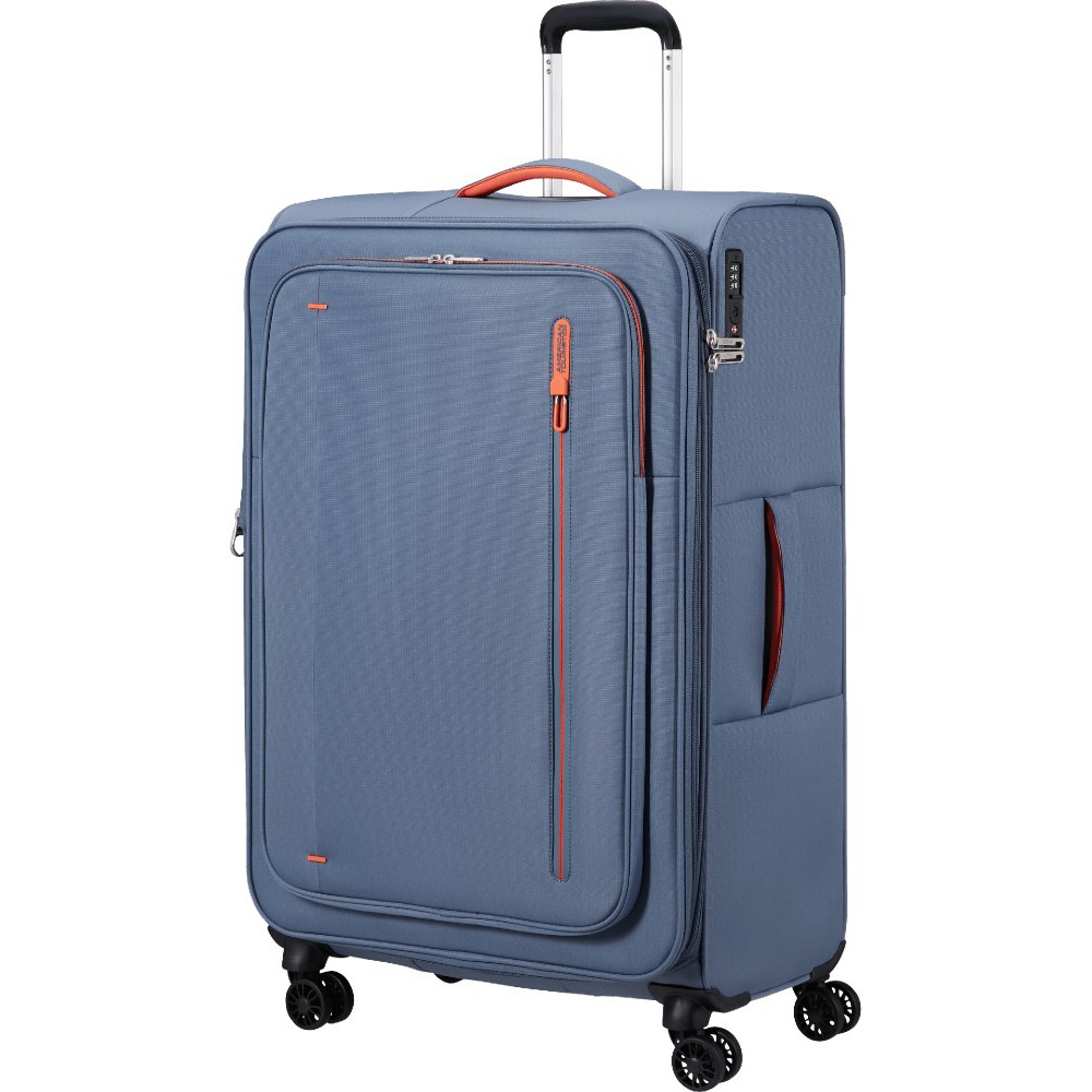 American Tourister 157367-E612 Cloudrider Spinner Exp Μεγάλη Βαλίτσα 78.5cm Stone Blue Travel Items