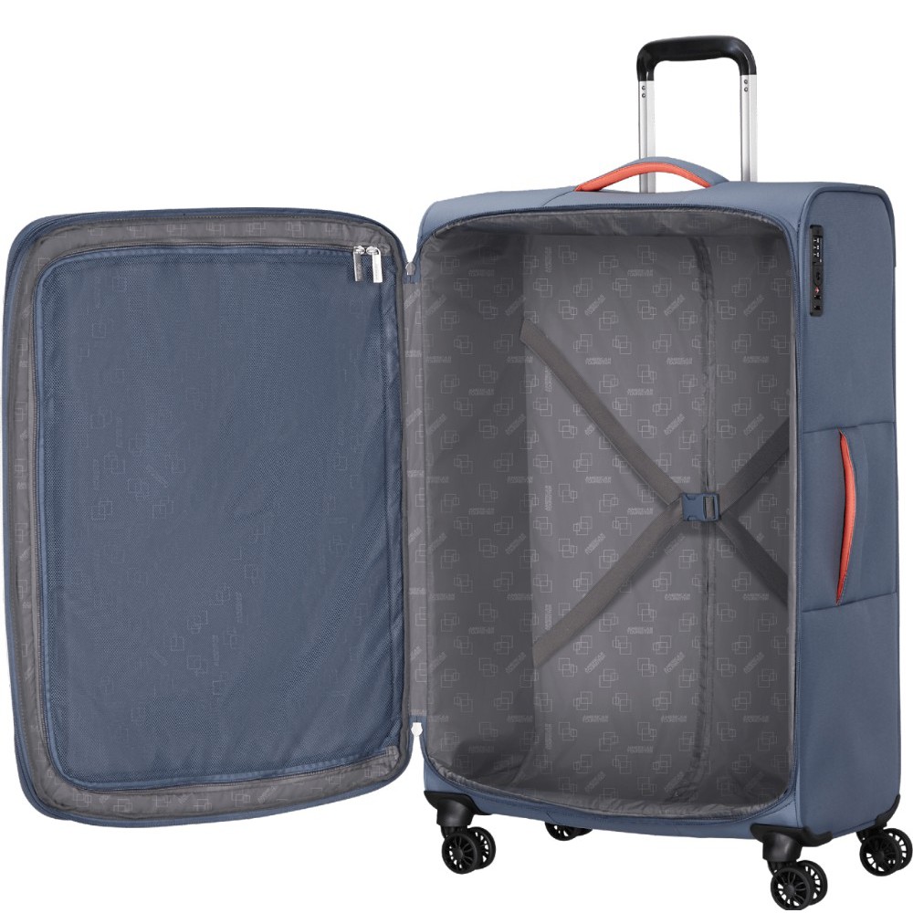American Tourister 157367-E612 Cloudrider Spinner Exp Μεγάλη Βαλίτσα 78.5cm Stone Blue Travel Items
