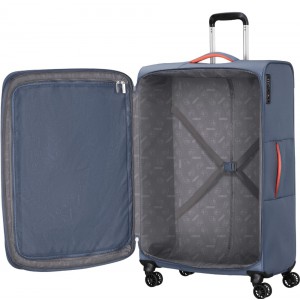 American Tourister 157367-E612 Cloudrider Spinner Exp Μεγάλη Βαλίτσα 78.5cm Stone Blue Travel Items