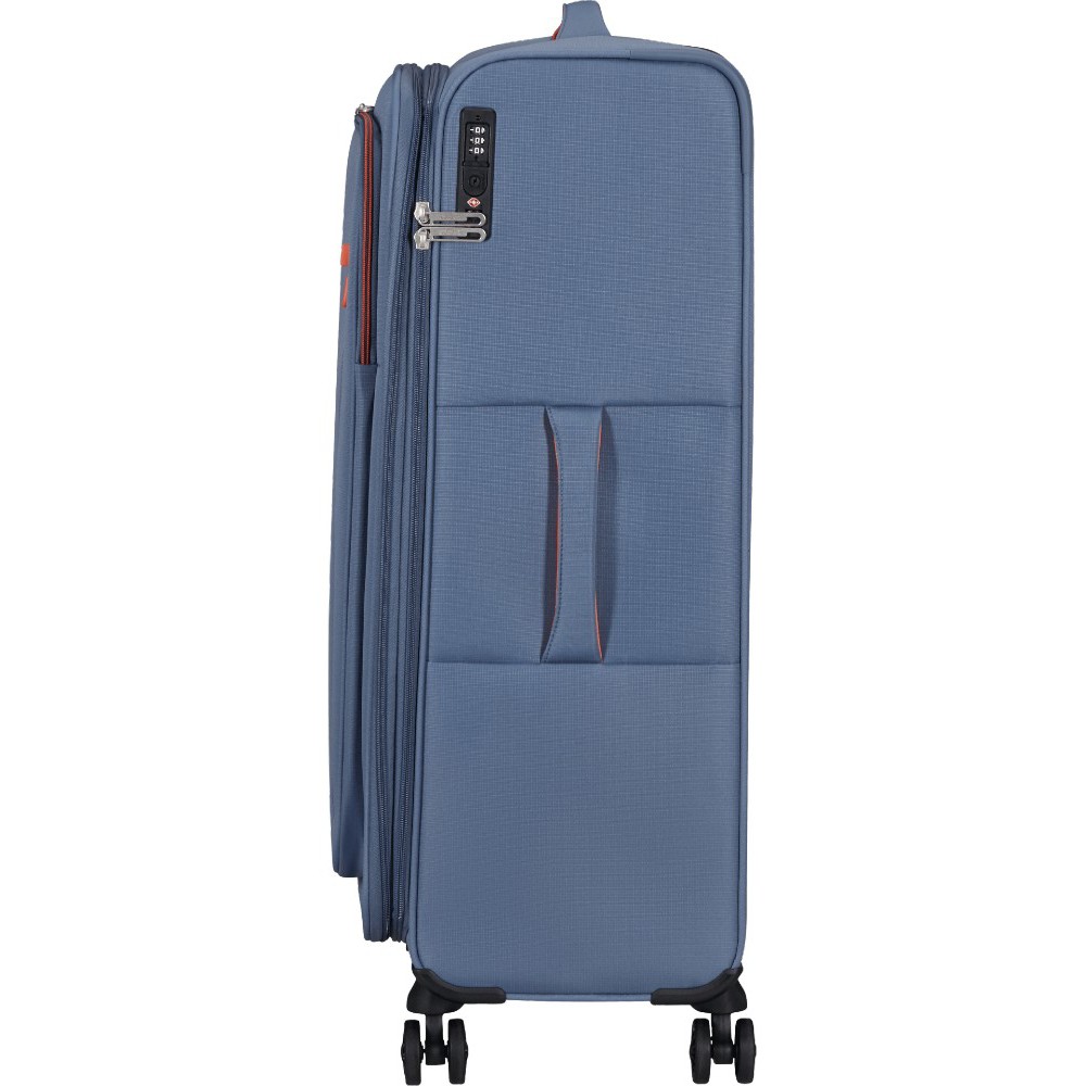 American Tourister 157367-E612 Cloudrider Spinner Exp Μεγάλη Βαλίτσα 78.5cm Stone Blue Travel Items
