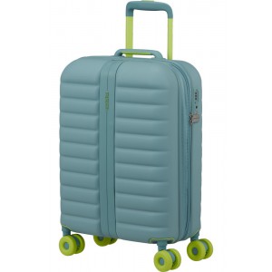 American Tourister 159930-B012 NEOVIBE Spinner Exp 55cm Cabin Suitcase Muted Mint Travel Items