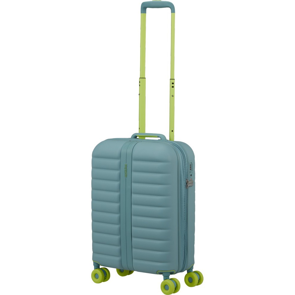 American Tourister 159930-B012 NEOVIBE Spinner Exp 55cm Cabin Suitcase Muted Mint Travel Items