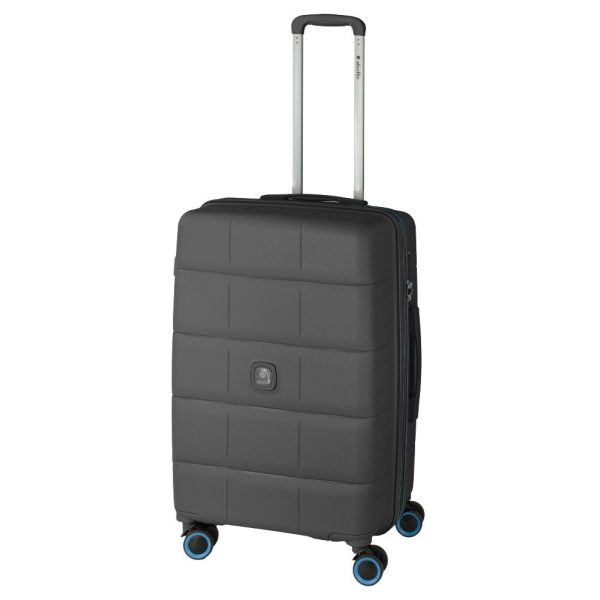 Dielle 210/60 Expandable Βαλίτσα Μεσαία 65cm Μαύρη