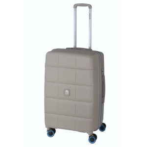 Dielle 210/60 Expandable Βαλίτσα Μεσαία 65cm Γκρι Είδη ταξιδιού
