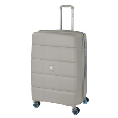 Dielle 210/70 Expandable Βαλίτσα Μεγάλη 75cm Γκρι