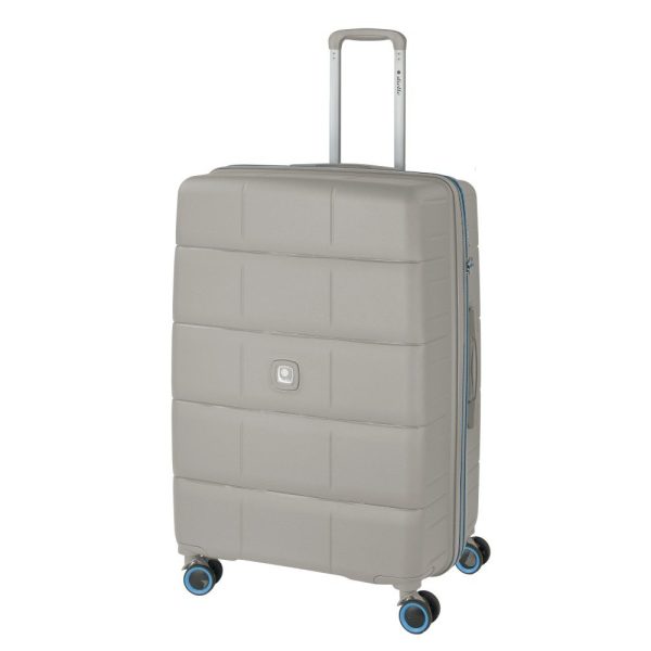 Dielle 210/70 Expandable Βαλίτσα Μεγάλη 75cm Γκρι