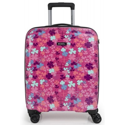 Gabol 235822 019 CLOVER Cabin Case Βαλίτσα Καμπίνας Τριφύλλι 55cm Ροζ