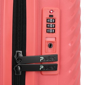 Paulter 2729-20 Expandable Βαλίτσα Καμπίνας 55cm Ροζ-Peach Είδη ταξιδιού