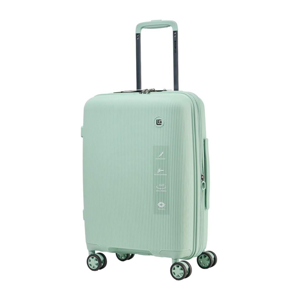 GUY LAROCHE 2893 Expandable Βαλίτσα Καμπίνας 55εκ Celaton Πράσινη Είδη ταξιδιού