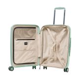 GUY LAROCHE 2893 Expandable Βαλίτσα Καμπίνας 55εκ Celaton Πράσινη 3