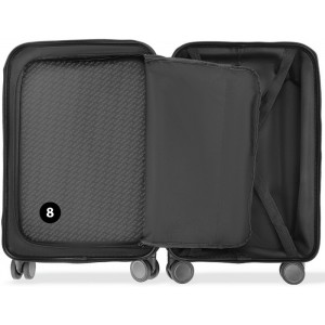 Nautica 2910 Βαλίτσα Ταξιδιού Καμπίνας 55εκ Μαύρη Είδη ταξιδιού