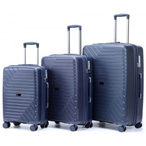 Nautica 29141516  Σετ 3τμχ Βαλίτσες Ταξιδιού S/M/L Μπλε Travel Items