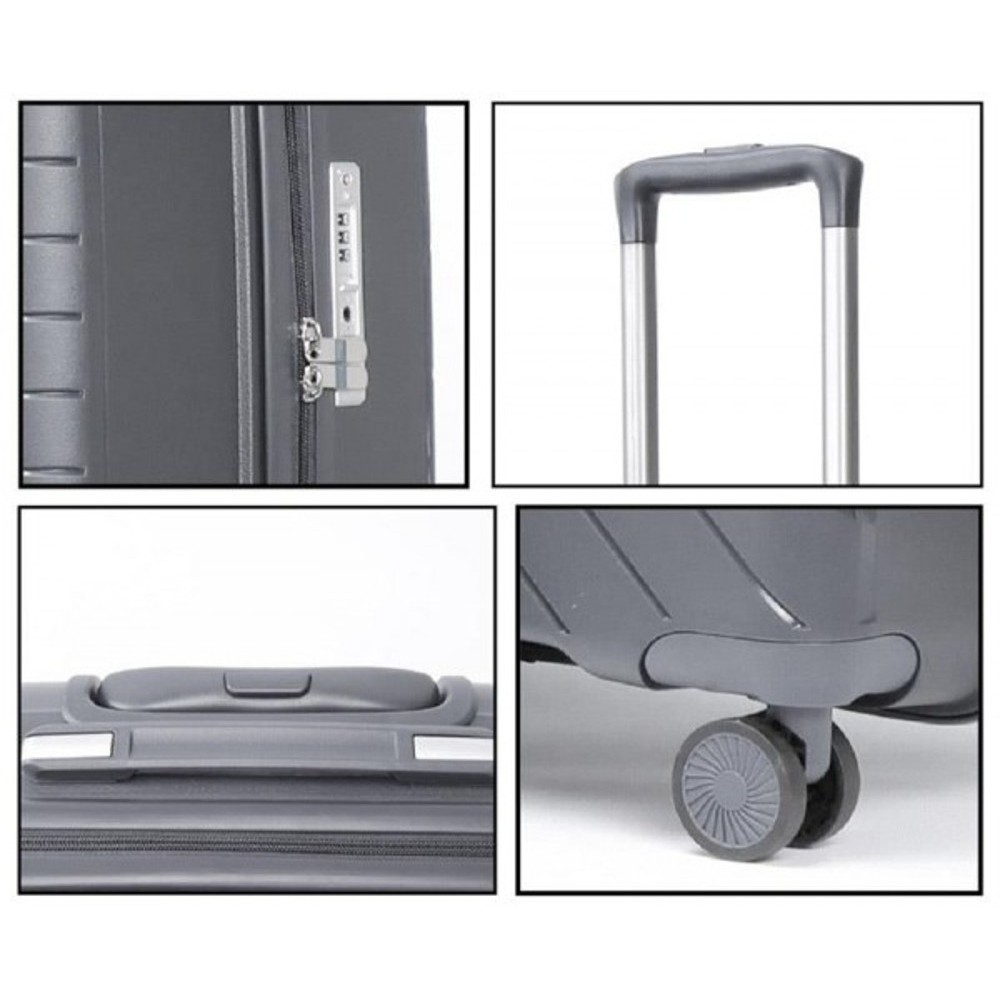 Nautica 29171819 Σετ 3τμχ Βαλίτσες Ταξιδιού S/M/L Γκρι Είδη ταξιδιού