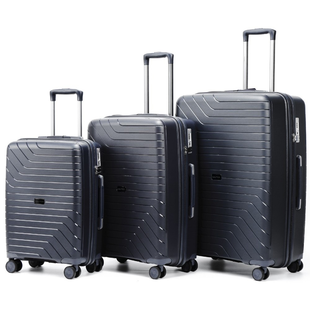 Nautica 29202122 Σετ 3τμχ Βαλίτσες Ταξιδιού S/M/L Μαύρο Travel Items