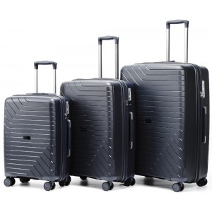 Nautica 29202122 Σετ 3τμχ Βαλίτσες Ταξιδιού S/M/L Μαύρο Travel Items