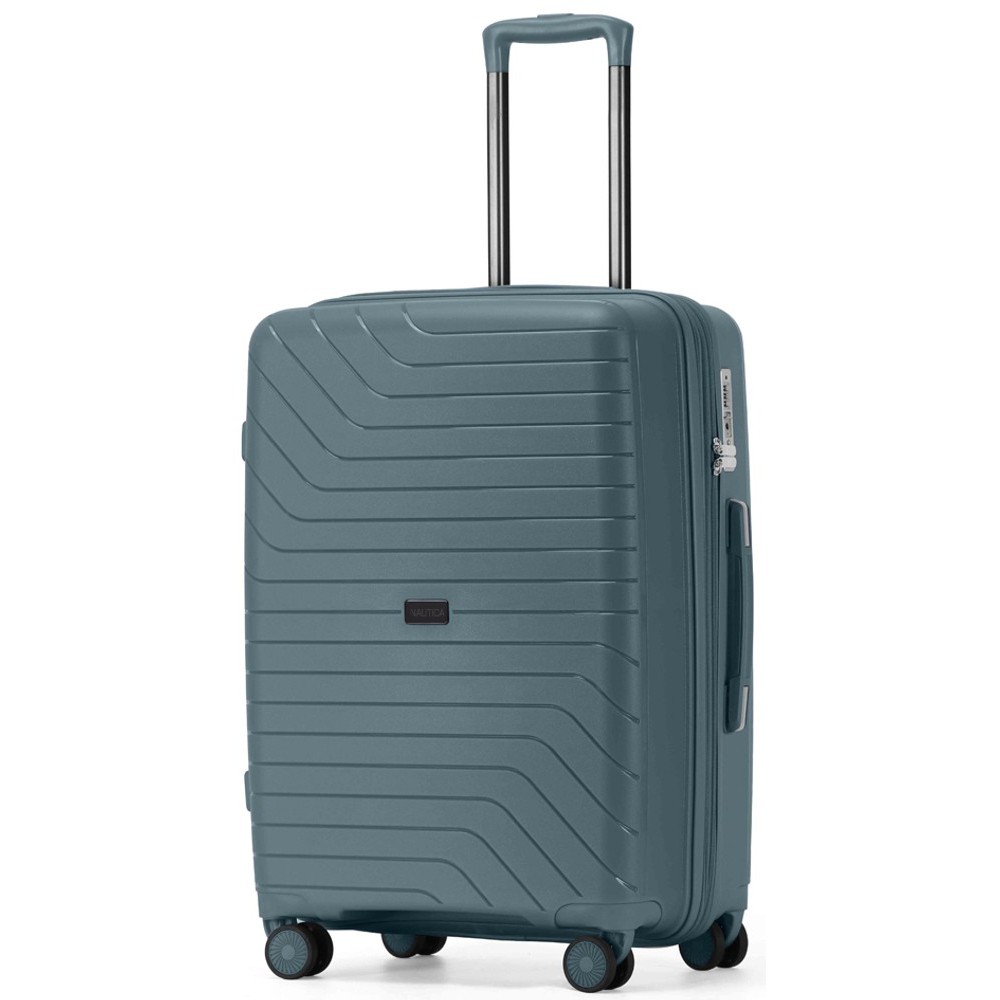 Nautica 2926 Βαλίτσα Ταξιδιού Καμπίνας Expandable 55cm Γκρι GreyGreen Είδη ταξιδιού