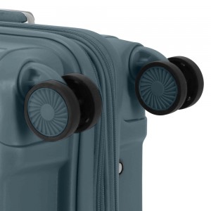 Nautica 2929 Βαλίτσα Ταξιδιού Καμπίνας 55εκ. Γκρι/GreyGreen Είδη ταξιδιού